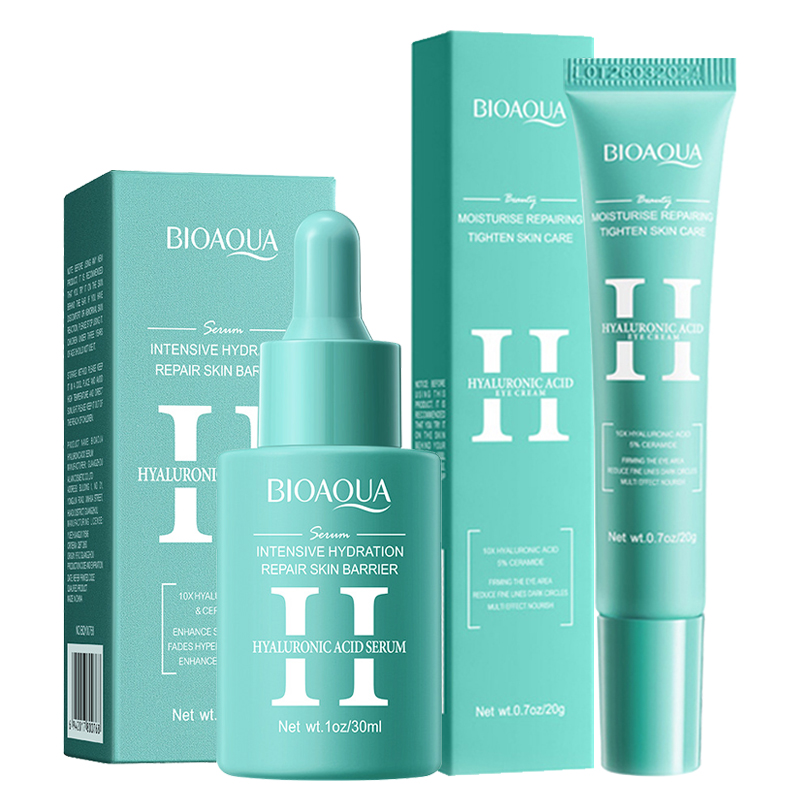 Luxury Skincare Wholesale - BIOAQUA Hyaluronsäure Hautpflege Kit Feuchtigkeitsspendende Gesichtsserum