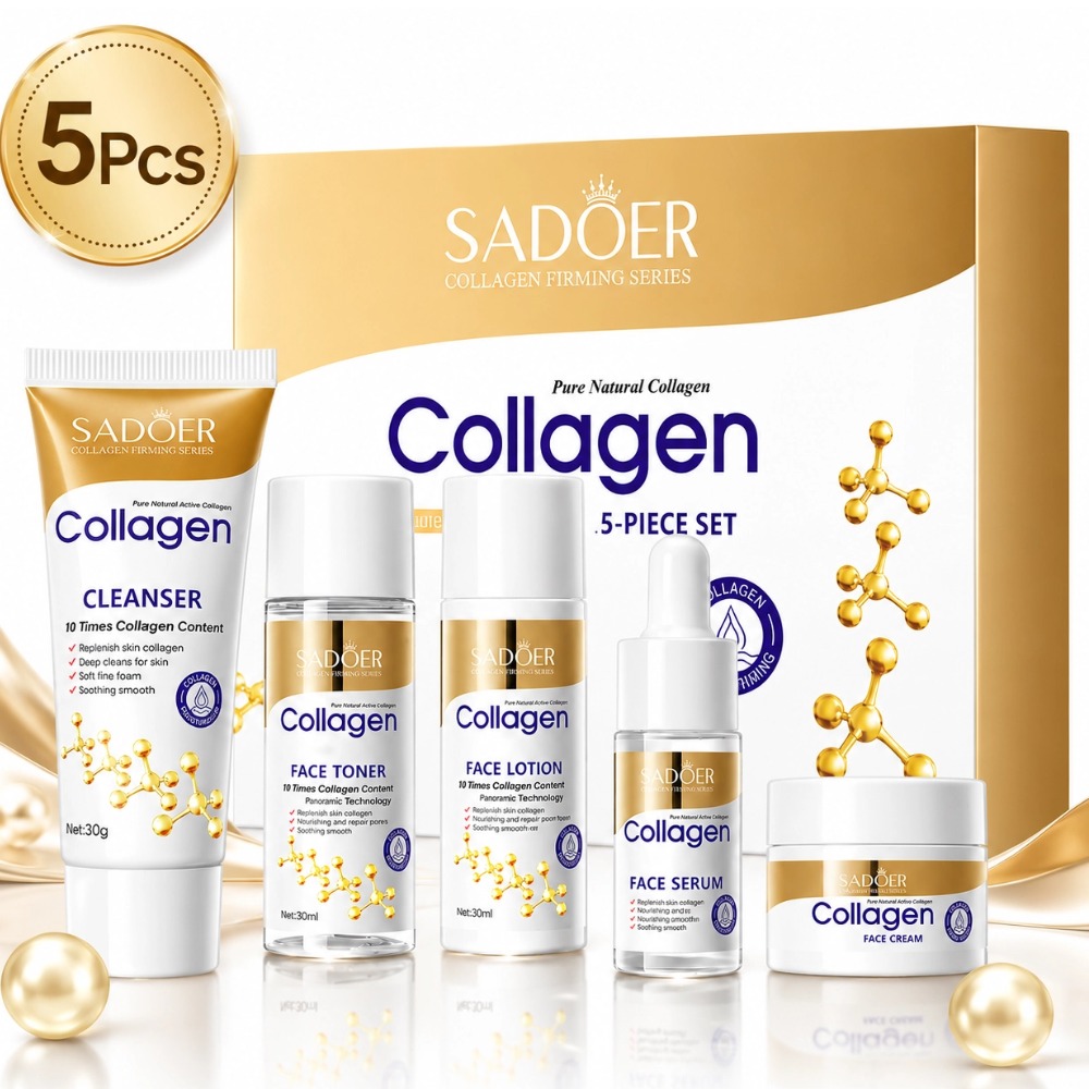 Kollagen 5-teiliges Hautpflege – Luxury Skincare Kit Bewertung und Preis