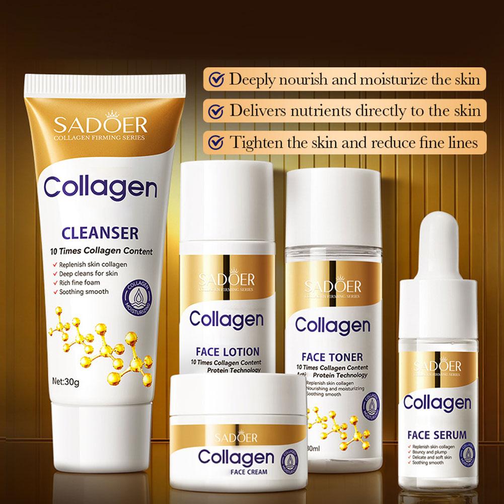 Kollagen 5-teiliges Hautpflege – Luxury Skincare Kit Bewertung und Preis