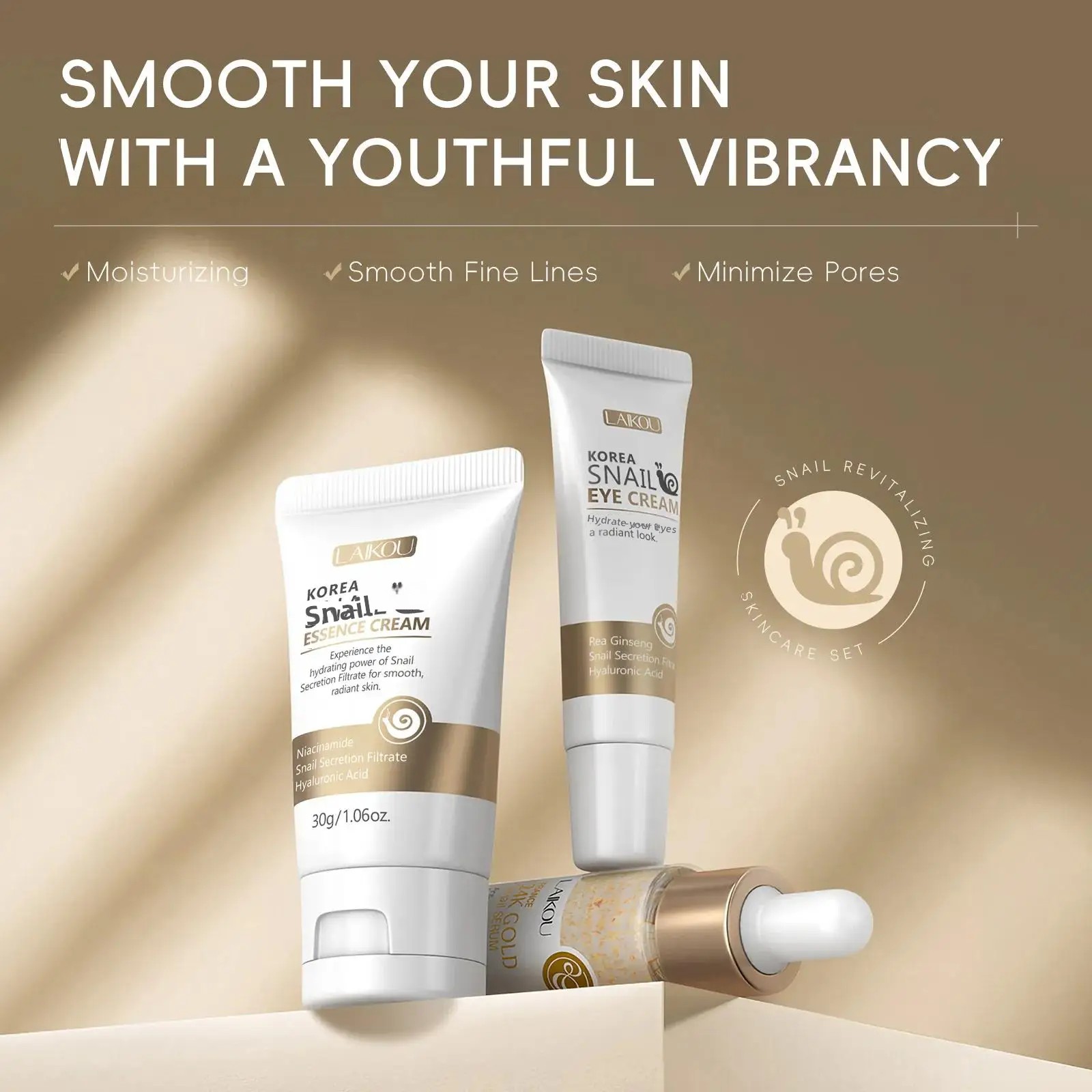 24K Gold Snail Repair Serum Au – Luxury Skincare Sets Bewertung und Preis
