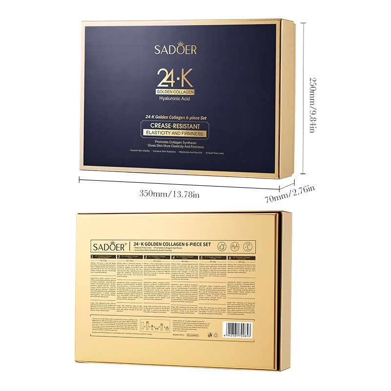 24K Gold Kollagen Protein Haut – Luxury Skincare Kit Bewertung und Preis