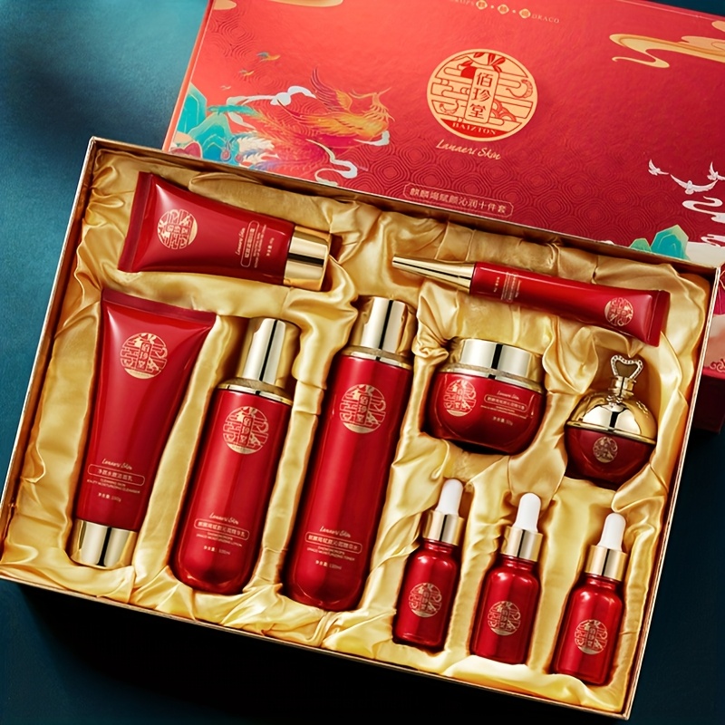 Qilin Jie Fu Yan Qin Run Zehn- – Luxury Skincare Kit Bewertung und Preis
