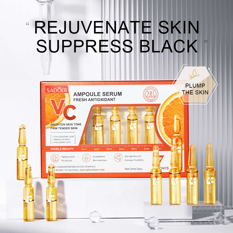 7 Stück/Set SADOER Ampulle Vit – Luxury Skincare Wholesale Bewertung und Preis