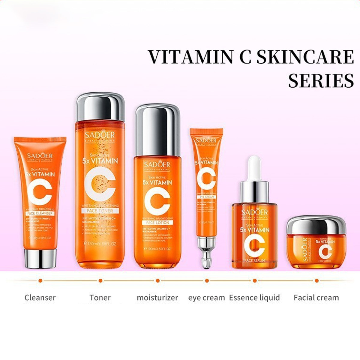 Vitamin C Skincare 6-teiliges  – Luxury Skincare Kit Bewertung und Preis